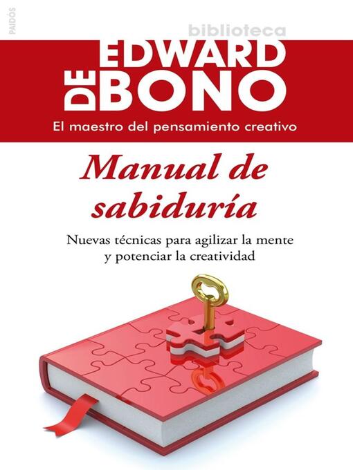 Title details for Manual de sabiduría by Edward de Bono - Available
